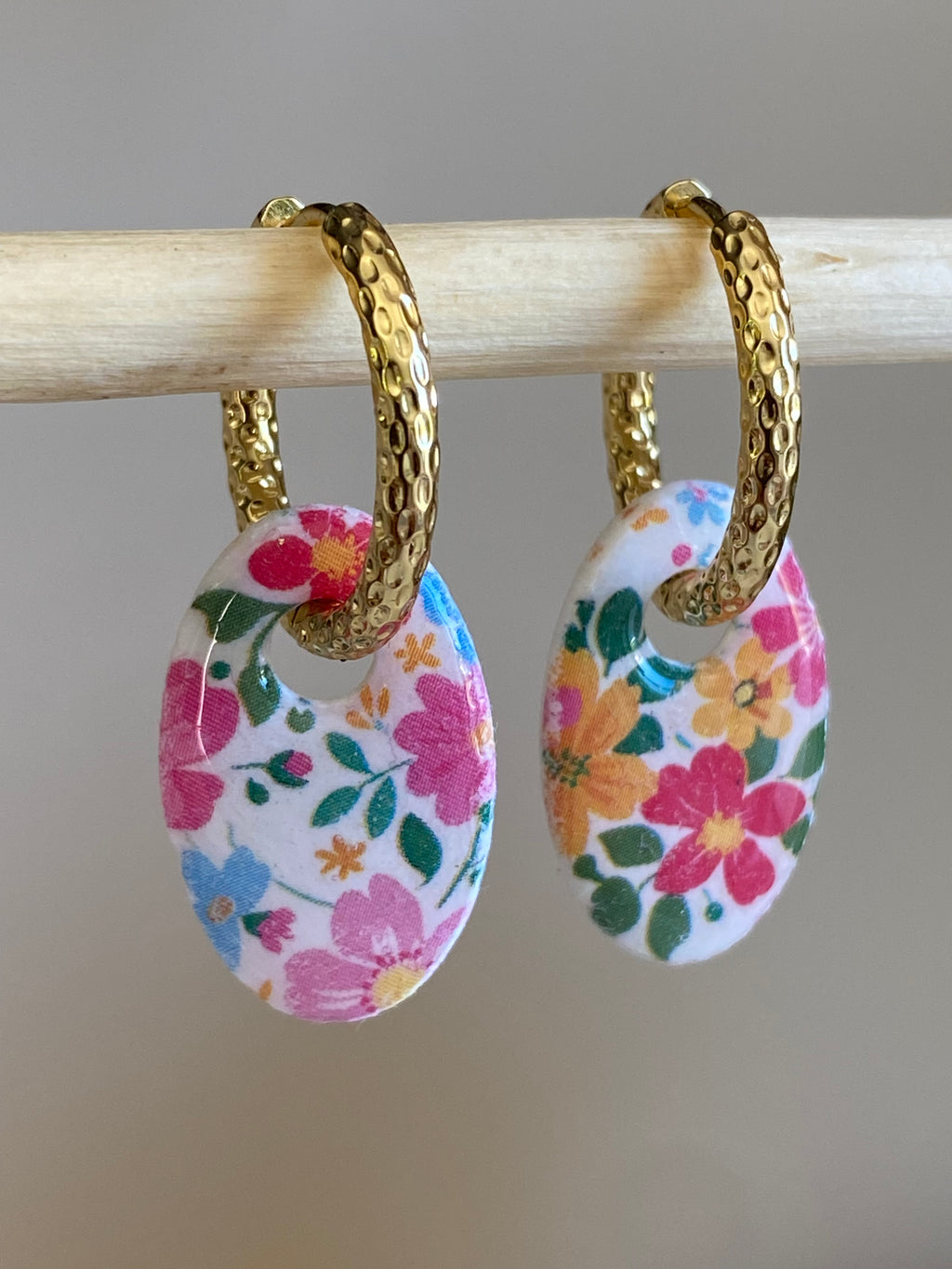 Pampilles motif fleuri